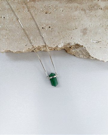 Colar Hera Quartzo Verde