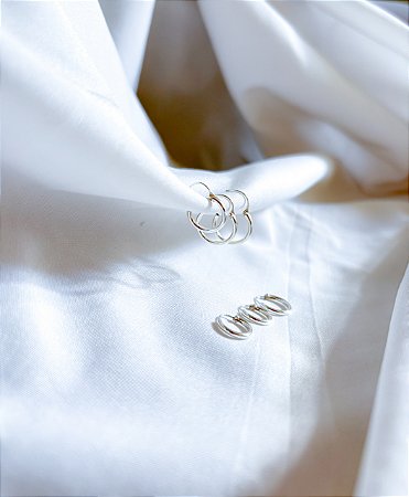 Trio de Argolinhas Encaixe