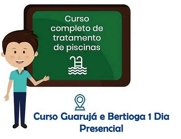 Curso de tratamento de piscinas - Guarujá e Bertioga - 1 dia presencial no cliente