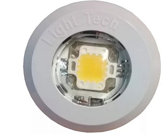 Refletor Led Piscina Tiny Led - 5W Policarbonato - Luz Branca 6000k Light Tech