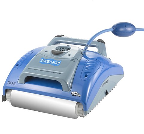 Robô p/ Limpeza de piscinas RB6 WB Bivolt até 12m Sodramar