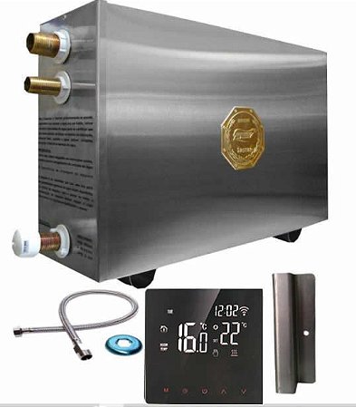 Sauna a vapor elétrica Master Profissional Smart c/Wi-Fi 40 m³ 24 kw 220v Bifásico IMPERCAP