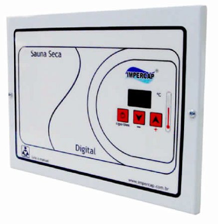 Painel Sauna Seca Frente - Ligar Contator Impercap