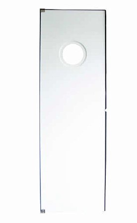 Porta Pratic Pivotante S/Bbatente C/ Visor Branca Sob Medida 0,665 x 2,07 MTS - Impercap