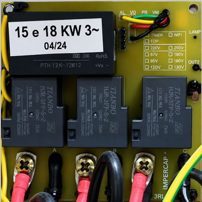 Placa Completa Top Master Trif. 15-18 kw 220v Smart Impercap