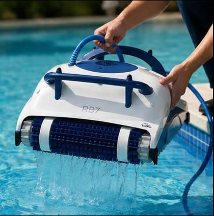 Robô p/ Limpeza de piscinas RB7 WB Bivolt até 12m Sodramar
