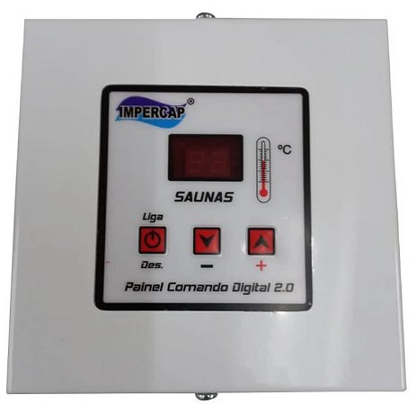 Painel Sauna Vapor Frente Digital 2.0 Impercap