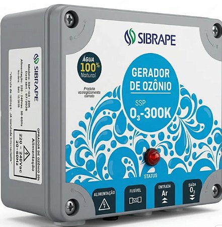 Gerador de Ozônio Sibrape SSP O3-300K 220V (Sem Venturi)