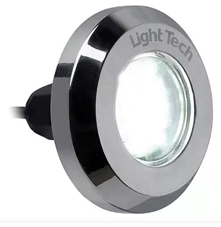 Refletor Led Piscina Tiny Led Slim Inox - 10W Luz Branca Fria 6.000k Light Tech