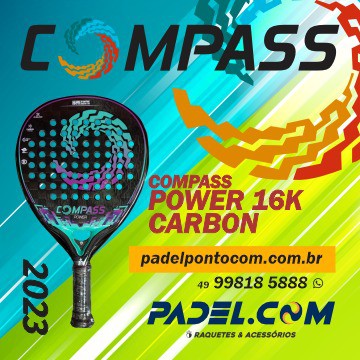 RAQUETE DE PADEL COMPASS POWER 16K CARBON 2023