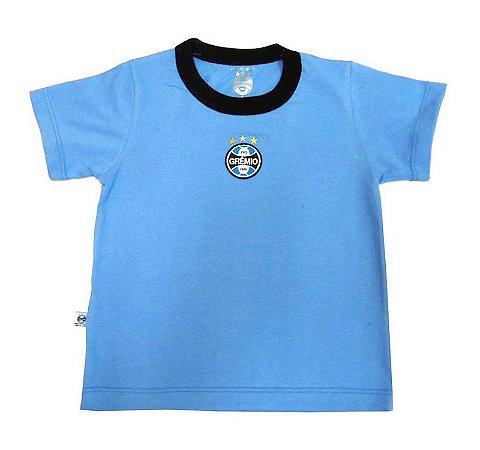 Camiseta Bebê Grêmio Bicolor Oficial
