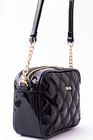 BOLSA PEQUENA - 307 - VERNIZ PRETO