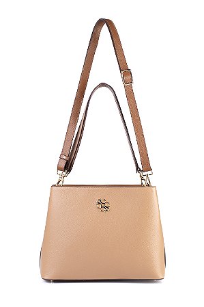 BOLSA COURO GRANDE MARROM CARAMELO PADRÃO CÓD-496