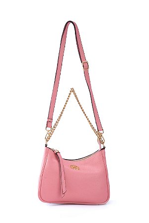 BOLSA COURO PEQUENA ROSA PITAIA CÓD-541