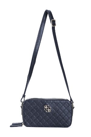 BOLSA COURO ESTRUTURADA PEQUENA PRETO CÓD-563