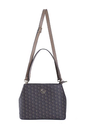 BOLSA COURO GRANDE MONOGRAMA SG CÓD-496