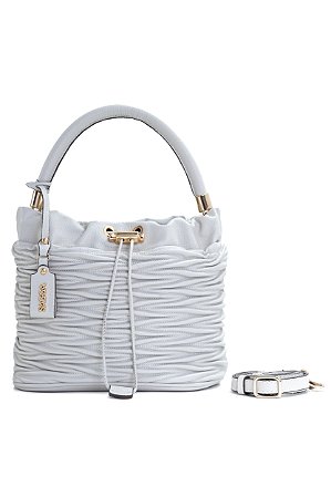 BOLSA COURO MÉDIA BRANCO OFF CÓD-670