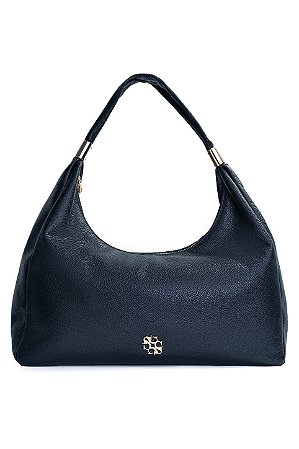 BOLSA COURO GRANDE MACIA PRETO CÓD-678