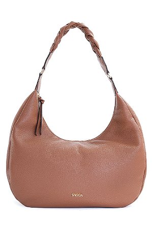 BOLSA COURO GRANDE MACIA MARROM WHISKY CÓD-681