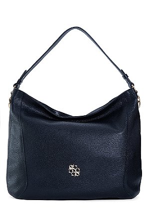 BOLSA EM COURO GRANDE MACIA COR PRETA CÓD-809