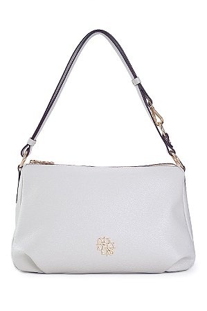 BOLSA EM COURO GRANDE MACIA BRANCO OFF CÓD-815