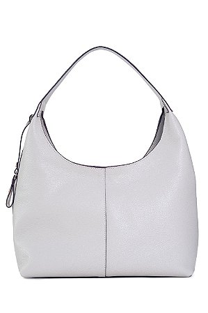 BOLSA EM COURO GRANDE ESTRUTURADA BRANCO OFF CÓD-820