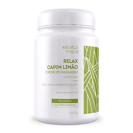 Relax Capim Limão Creme de Massagem 1000g