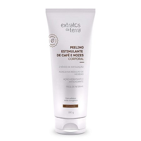 Peeling Estimulante de Café e Nozes 180g