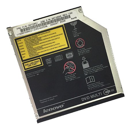 Gravador Dvd Notebook Lenovo T61p Thinkpad 39t2851 (14218)