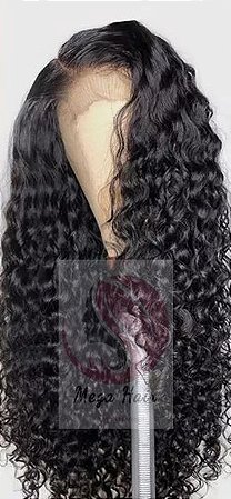 Lace Cabelo Humano Cacheado Lace Front 75cm - Divina Yah Hair Store - cabelo  100% humano