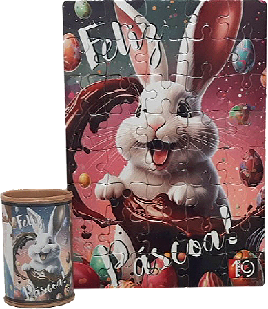 QUEBRA-CABEÇA DE PÁSCOA - COELHINHO