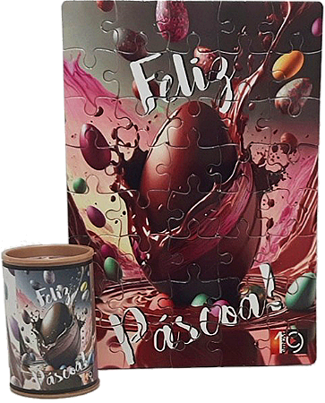 QUEBRA-CABEÇA DE PÁSCOA - OVO DE CHOCOLATE