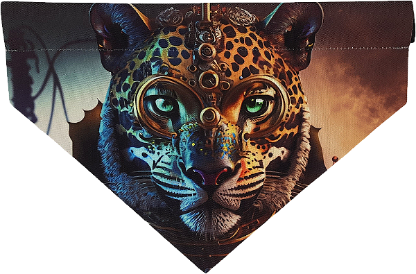 BANDANA PET - LINHA PET STEAM - ONÇA