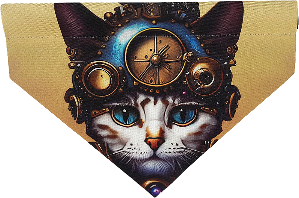 BANDANA PET - LINHA PET STEAM - GATA
