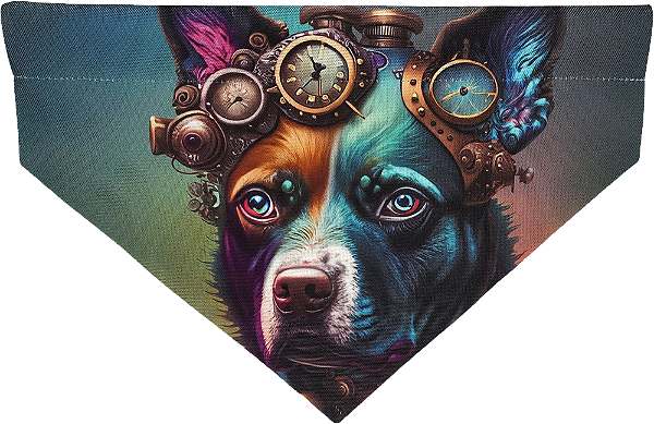 BANDANA PET - LINHA PET STEAM - CÃO 2
