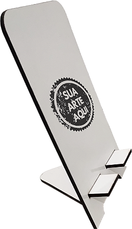 SUPORTE DE CELULAR EM MDF