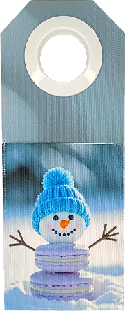 BOLSA PORTA CELULAR - BONECO DE NEVE BISCOITO DE MORANGO