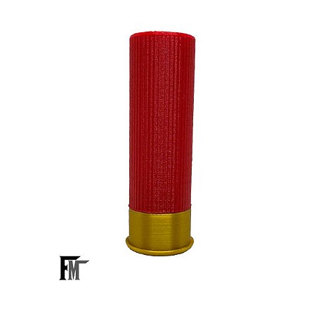 Réplica de cartucho shotgun calibre 12 - Roscável