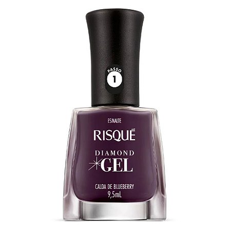 Esmalte Risqué Diamond Gel - Calda de Blueberry