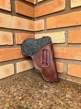 Coldre de Couro para Pistola Artesanal Personalizado Zanin Couros Premium