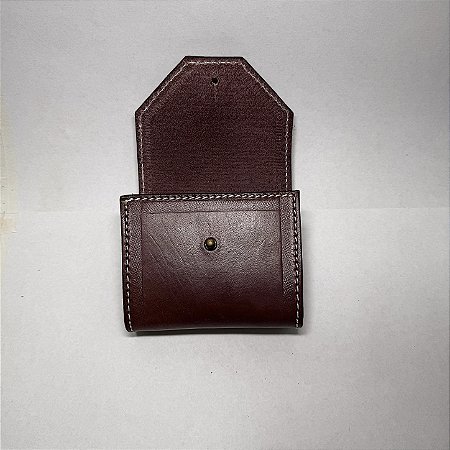 Porta Munição Calibre 308 com Tampa Couro Legítimo – Zanin Couros