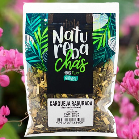 Chá de Carqueja 40g – 100% Natural - Conhecido por seus benefícios para a saúde digestiva e o equilíbrio do organismo