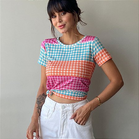 TSHIRT BASIC TL PIED COLORIDO