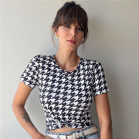 TSHIRT BASIC TL PIED PRETO