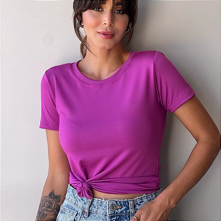 TSHIRT BASIC TL FÚCSIA