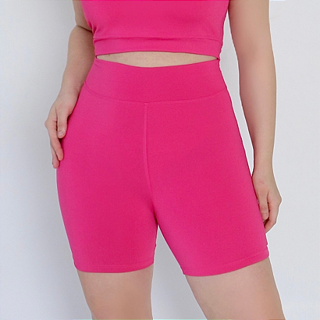 SHORT MEIA COXA BÁSICO TL PINK