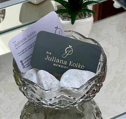 CARTÃO VISITA HOTSTAMP | 4 CANTOS ARREDONDADOS