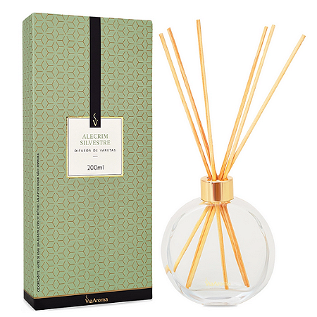 Difusor de Varetas 200 ml Clássica Alecrim Silvestre