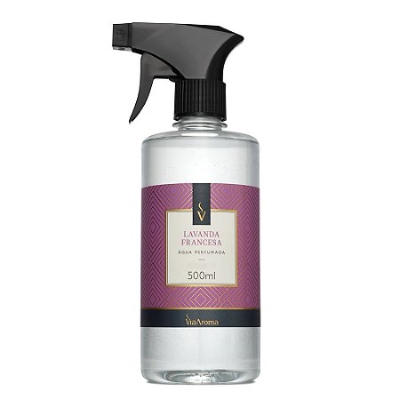 Água Perfumada Via Aroma 500 ml Clássica Lavanda Francesa