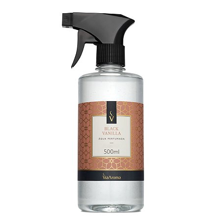 Água Perfumada Via Aroma 500 ml Clássica Black Vanilla